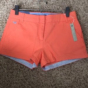 Southern Tide Coral Brighton Shorts Size 4